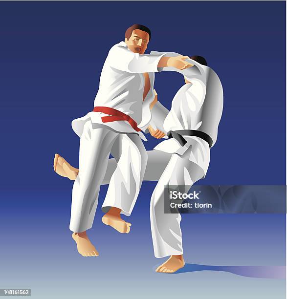 Judo Stock Vektor Art und mehr Bilder von Judo - Judo, Aggression, Aktivitäten und Sport