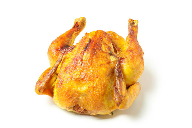 istock Thanksgiving Day roast turkey isolated on white background 1481615803
