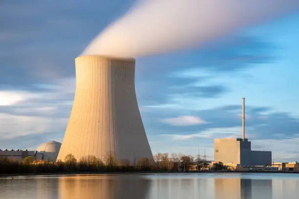 Nuclear power plant Isar near Landshut, Bavaria, Germany