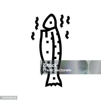 istock fish smoked line icon vector illustration 1481636656
