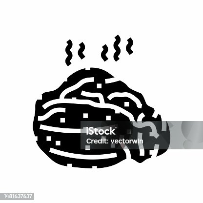 istock ham smoked glyph icon vector illustration 1481637637