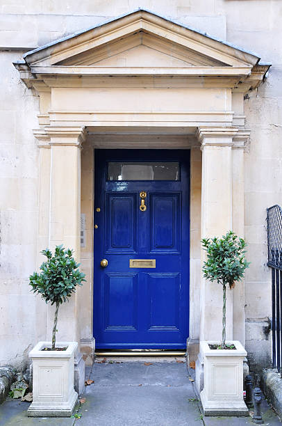 Front Door of a Georgian Era English Town House