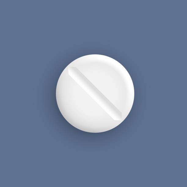 tablet 3d realistic white medical pill or tablet on a transparent background. Mockup style medical round pills and capsules set. The concept of medicine and healthcare. vector illustration retro doctor office stock illustrations