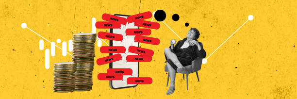 Online betting sports game. Man sitting near big phone screen and watching online sports broadcast. Virtual sports with betting person, live bet application service. Contemporary art collage or design juego de apuestas deportivas en línea. hombre sentado cerca de la gran pantalla del teléfono y viendo la transmisión de deportes en línea. deportes virtuales con persona de apuestas, servicio de aplicación de apuestas en vivo. arte contemporáneo coll