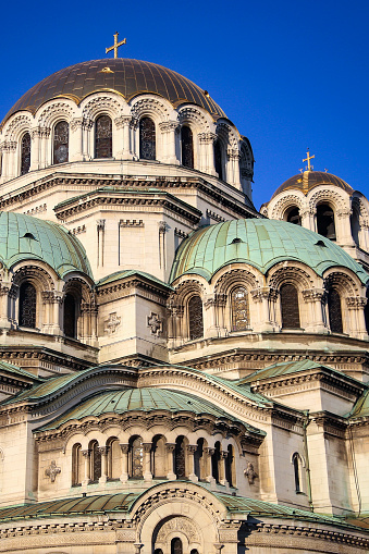Alexandar Nevsky Cathedral in Sofia, Bulgaria.