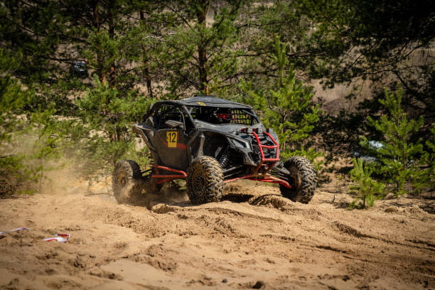 istock UTV, ATV, 4x4 off road vehicle in sandy open area. Buggy extreme riding 1481656391