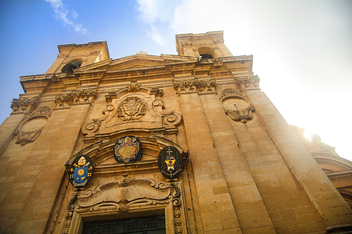 St Paul's Cathedral in Mdina, Malta.