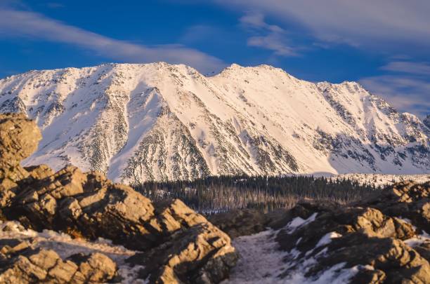 istock Beautiful early spring mountain landscape. 1481660943