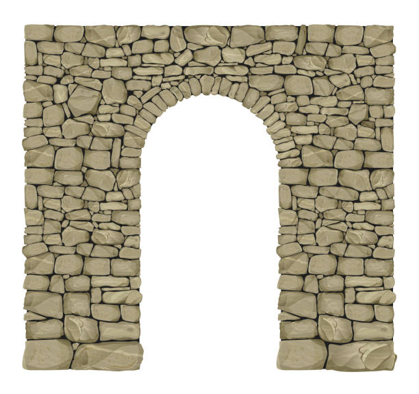 istock The texture of an arch made of wild stone 1481668752