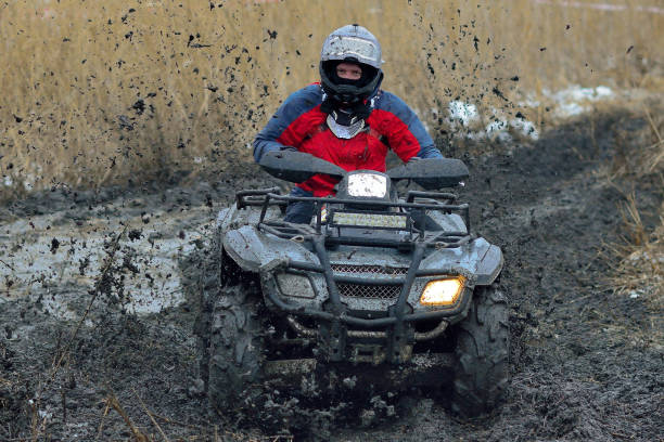 istock Buggy extreme ride on mud and water 1481670714