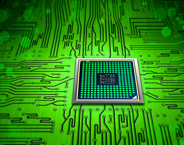 abstract motherboard stock photo