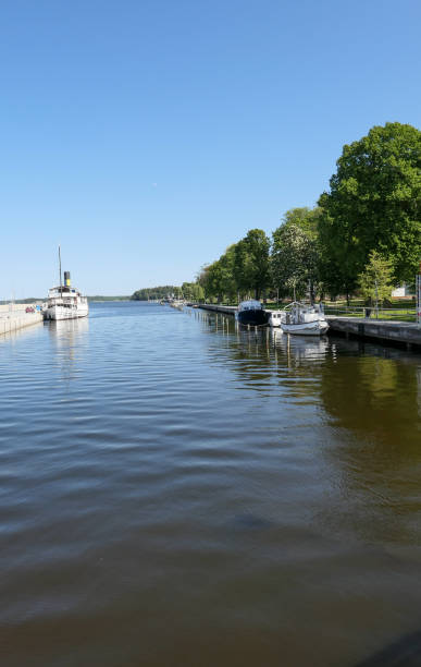 istock Scenic view of canal against clear sky 1481679725