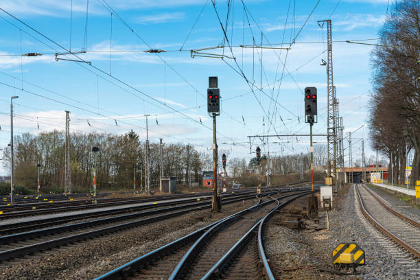 istock View of the numerous railway tracks. 1481686920