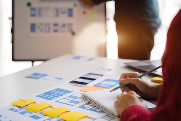istock Business people meeting concept design ideas at office. 1481691660