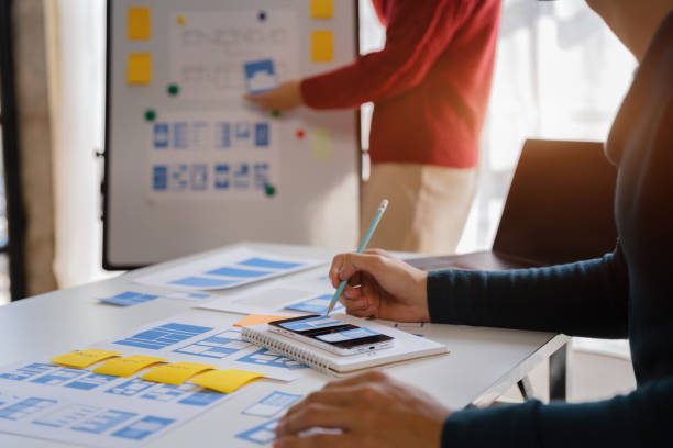 istock Business people meeting concept design ideas at office. 1481691670