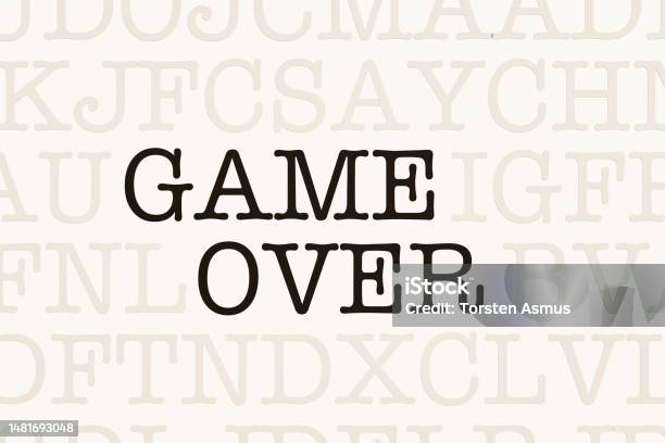 Game Over Library Game Over Stock Illustration - Download Image Now - Arcade, Banner ...