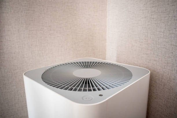istock Purifying air purifier for dust and pm 2.5 inside the house 1481706095