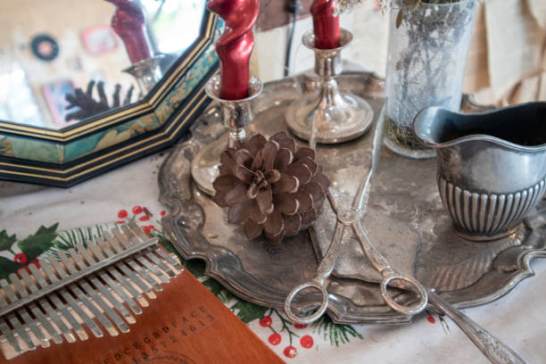 istock Vintage style decoration in the restaurant. 1481706251