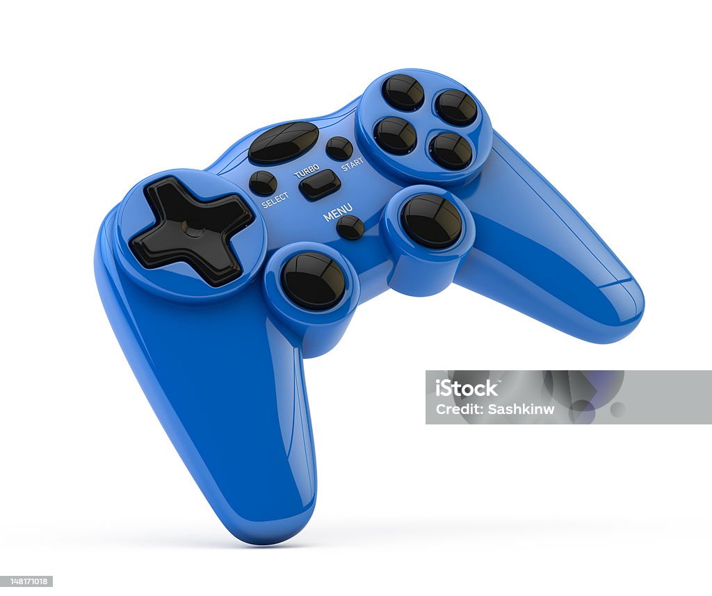 Video Game Gamepad Video game Gamepad isolated on white background Video Game Stock Photo