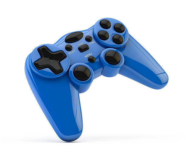 Video Game Gamepad Video game Gamepad isolated on white background game controller stock pictures, royalty-free photos & images