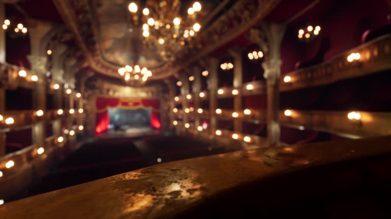 Interior view of the opera house