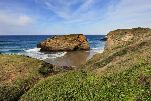 istock Beach of the Cathedrals in Ribadeo. 1481713164