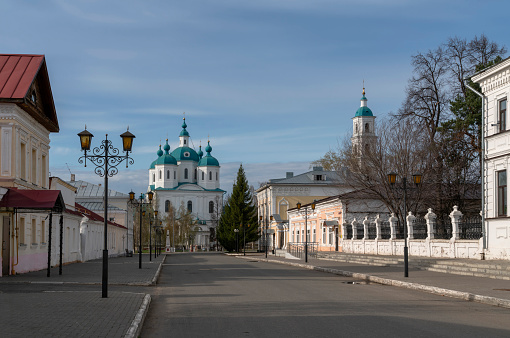 Kyiv, Ukraine - June 1, 2022: St. Michael's Golden-Domed Monastery in Kyiv, Ukraine
