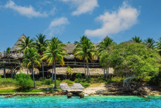 The Rosario Islands. Caribbean coral reef, near Cartagena, Colombia stock photo