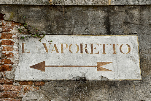 The vaporetto is a Venetian public waterbus.