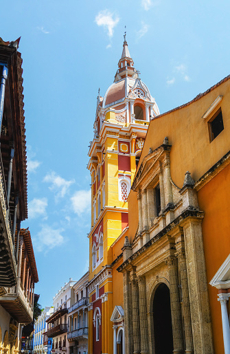 Exterior of Cartagena Cathedral, Cartagena, Bolivar, Colombia