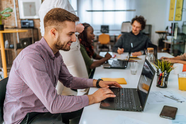 istock Man working on a laptop in the office 1481737690