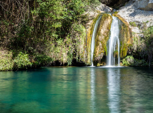istock Gorg Blau waterfall in Catalonia, Spain 1481743603