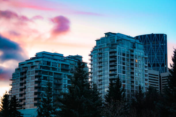 istock Heart shaped clouds over Calgary skyscrapers 1481756925