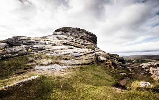 A rocky outcrop at Haytor Tor on Dartmoor