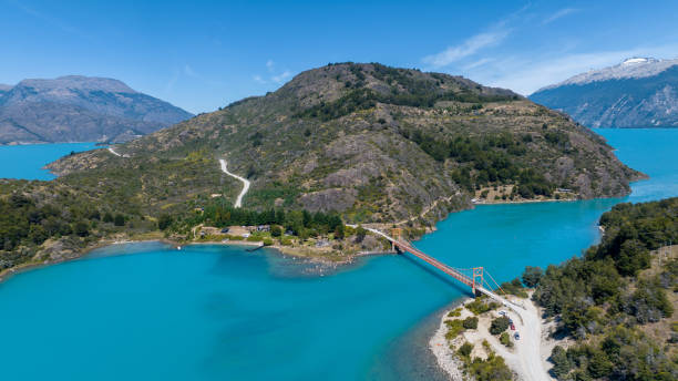 istock Bridge in General Carrera Lake. 1481764832
