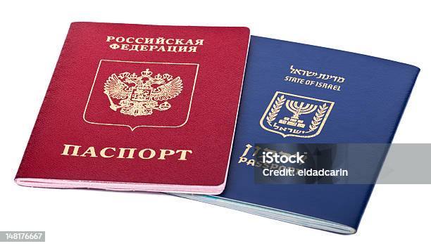 Double Nationality Russian And Israeli Stock Photo - Download Image Now - Emigration and Immigration, Europe, Judaism