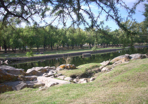 istock Beautiful view of the river and park 1481768200