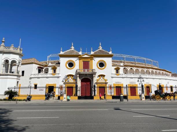 istock Bullring of Seville, a frontal view 1481775304