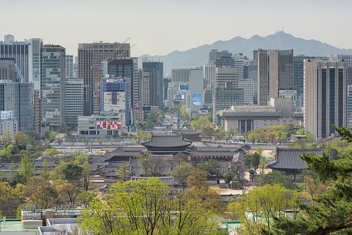 Gyeongbokgung Palace and Downtown Seoul