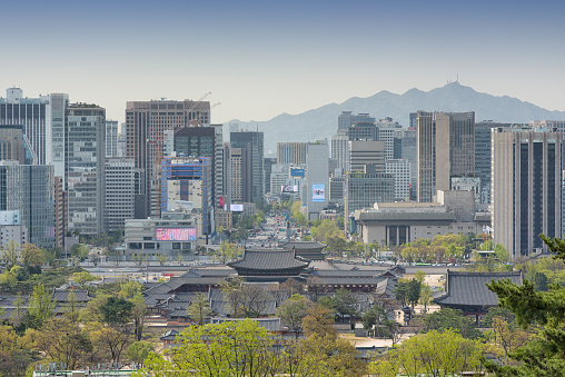 Gyeongbokgung Palace and Downtown Seoul