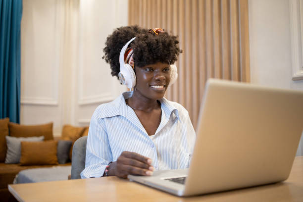 istock Young woman working from home 1481787801