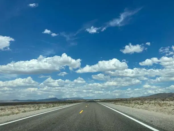 Nevada skies above the highway