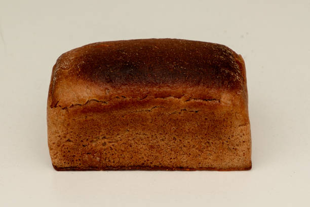istock Rye wholemeal bread loaf on white 1481805442