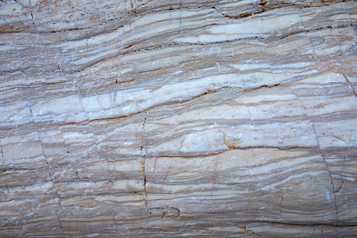 Close up of the  marble walls at Mosaic Canyon, death valley national Park, California