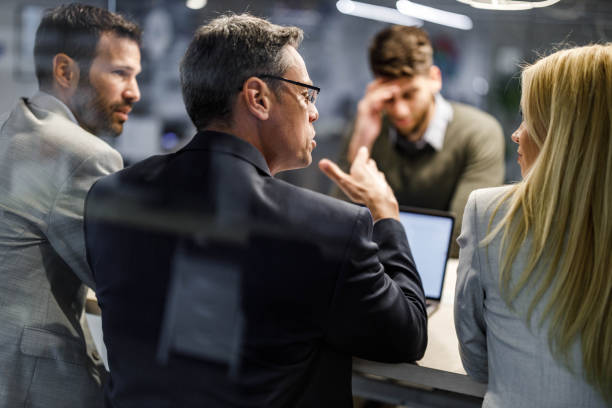 Free Stock Photo of Two businessmen in a serious office talk | Download ...