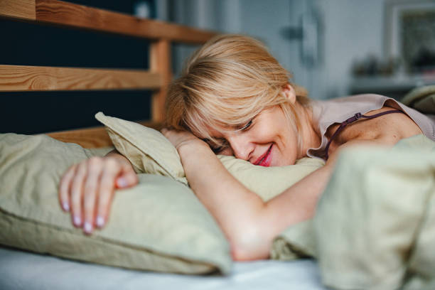 istock Beautiful Woman Sleeping In The Bed 1481832222