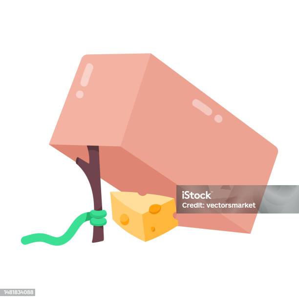 Box Trap Animation Box Trap Stock Illustration - Download Image Now - Cheese, Equipment ...