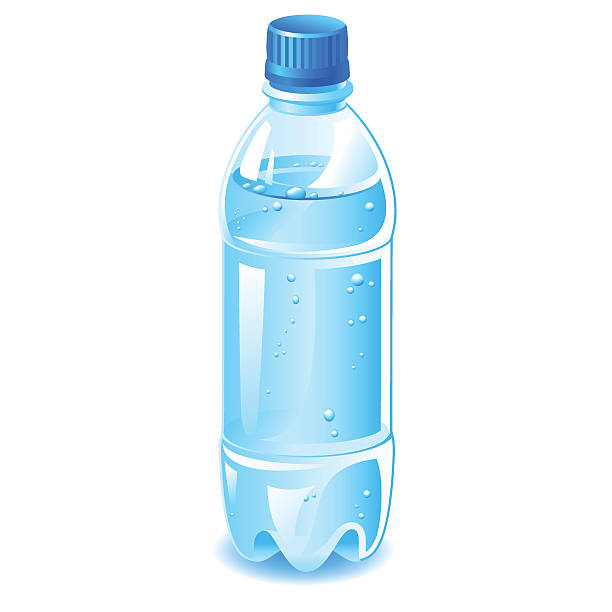 flasche wasser - wasserflasche stock-grafiken, -clipart, -cartoons und -symbole