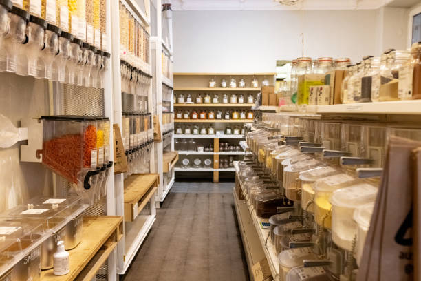 istock Interior of eco-friendly zero waste shop 1481847514