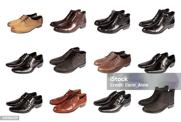 Men Shoes Stock Photo - Download Image Now - Shoe, Collection, Elegance
